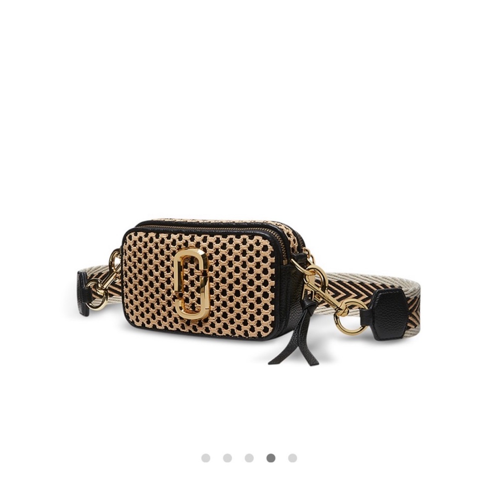 Marc Jacobs Black and Gold Crossbody Bag - Picture 2 of 7